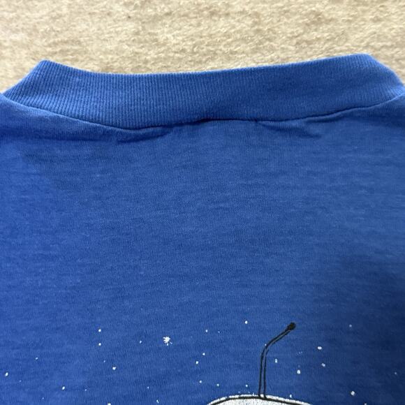 Vintage NASA Kennedy Space Center Rocket Ship T Shirt Man Earth Single Stitch - Picture 7 of 12